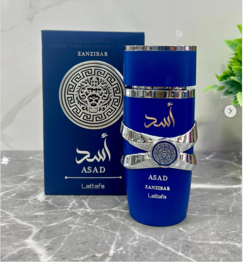 Lattafa Asad - Fresh Spicy Vanilla Coconut - Long Lasting Eau de Parfum for Men, 3.40 oz / 100 ml