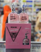 Dream Girl Eau de Parfum Spray, Women's Fragrance, Portable Perfume mls 50, 2 in 1