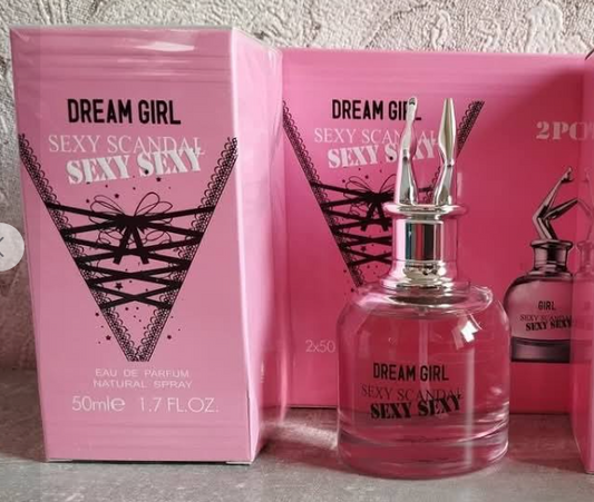 Dream Girl Eau de Parfum Spray, Women's Fragrance, Portable Perfume mls 50, 2 in 1