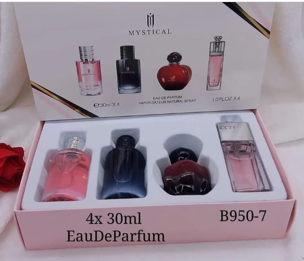 Women's gift box perfume set Charming fresh perfume long-lasting fresh perfume set gift box