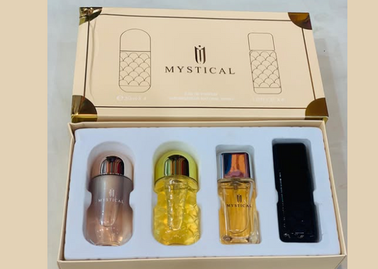 Mystical 4 in 1 women's perfume gift set, exquisite perfume