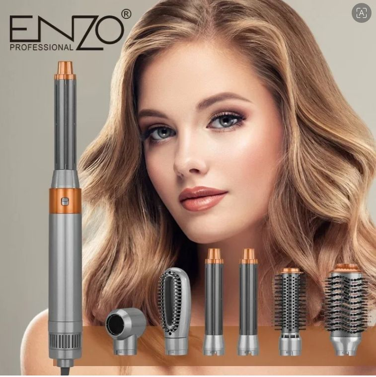 Enzo Professional multifunctional hair dryer brush 5 in 1 air curler 4133