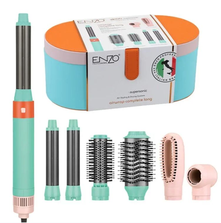 Enzo Professional multifunctional hair dryer brush 5 in 1 air curler 4133
