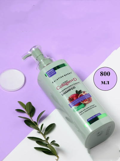 Pomegranate Shampoo with Vitamin D and Collagen 800ml