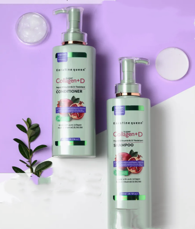 Pomegranate Collagen Organic Shampoo Set, 3 Pack