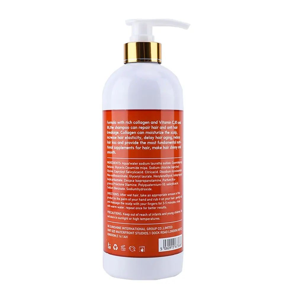 Keratin Queen Pure Organic Sulfate-Free Blood Orange Moisturizing Shampoo, 800 ml