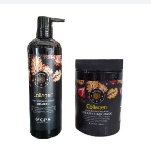 Collagen Moisturizing Nourishing Shampoo and Conditioner Set, 3 Bottles
