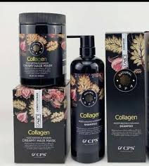 Collagen Moisturizing Nourishing Shampoo and Conditioner Set, 3 Bottles