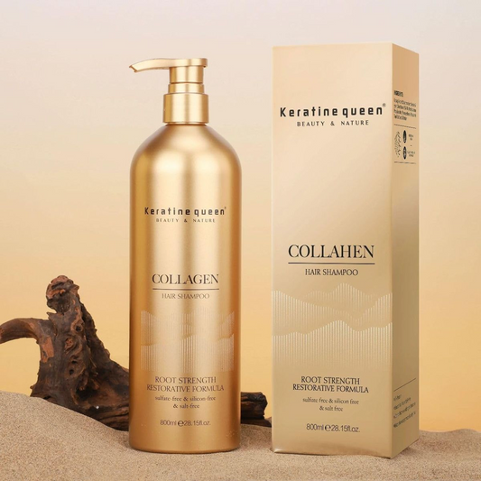 Keratin Sulfate-Free Moisturizing Collagen Gold Shampoo, 750ml