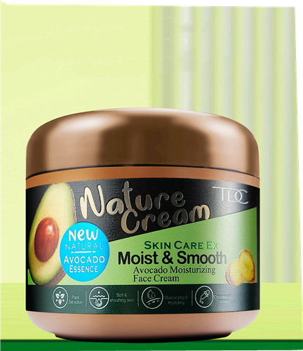 Natural Avocado Extract Moisturizing Smoothing Cream, 200g