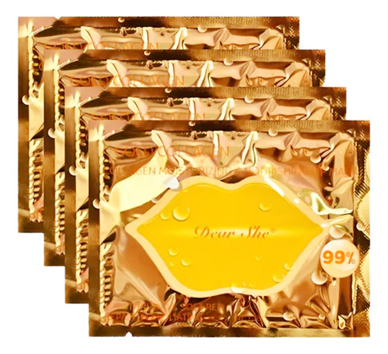 Gold Collagen Moisturizing Lip Mask, 3 pieces
