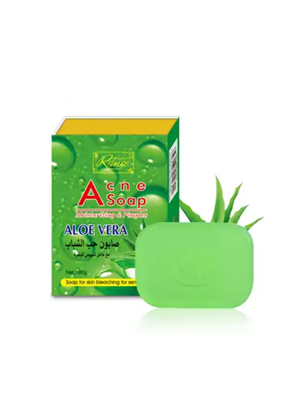 Aloe Vera Moisturizing Anti-Wrinkle and Anti-Acne Soap, 100g