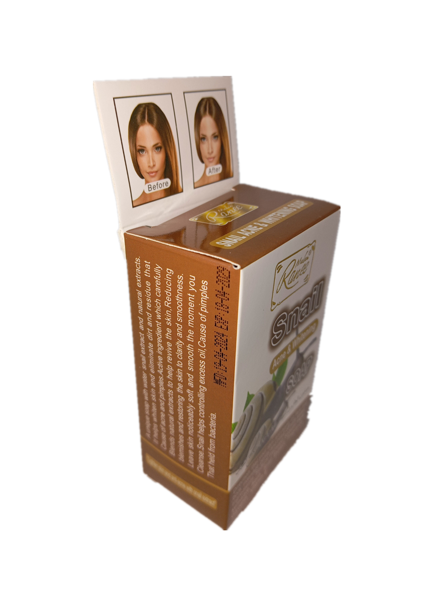 Water Snail Extract, Anti-Acne and Brightening Soap, 100g