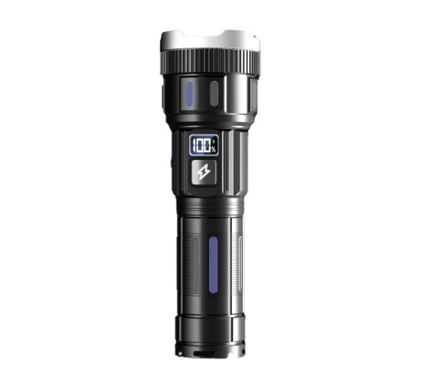 Super Bright LED Flashlight Rechargeable Zoom for Camping and Traveling