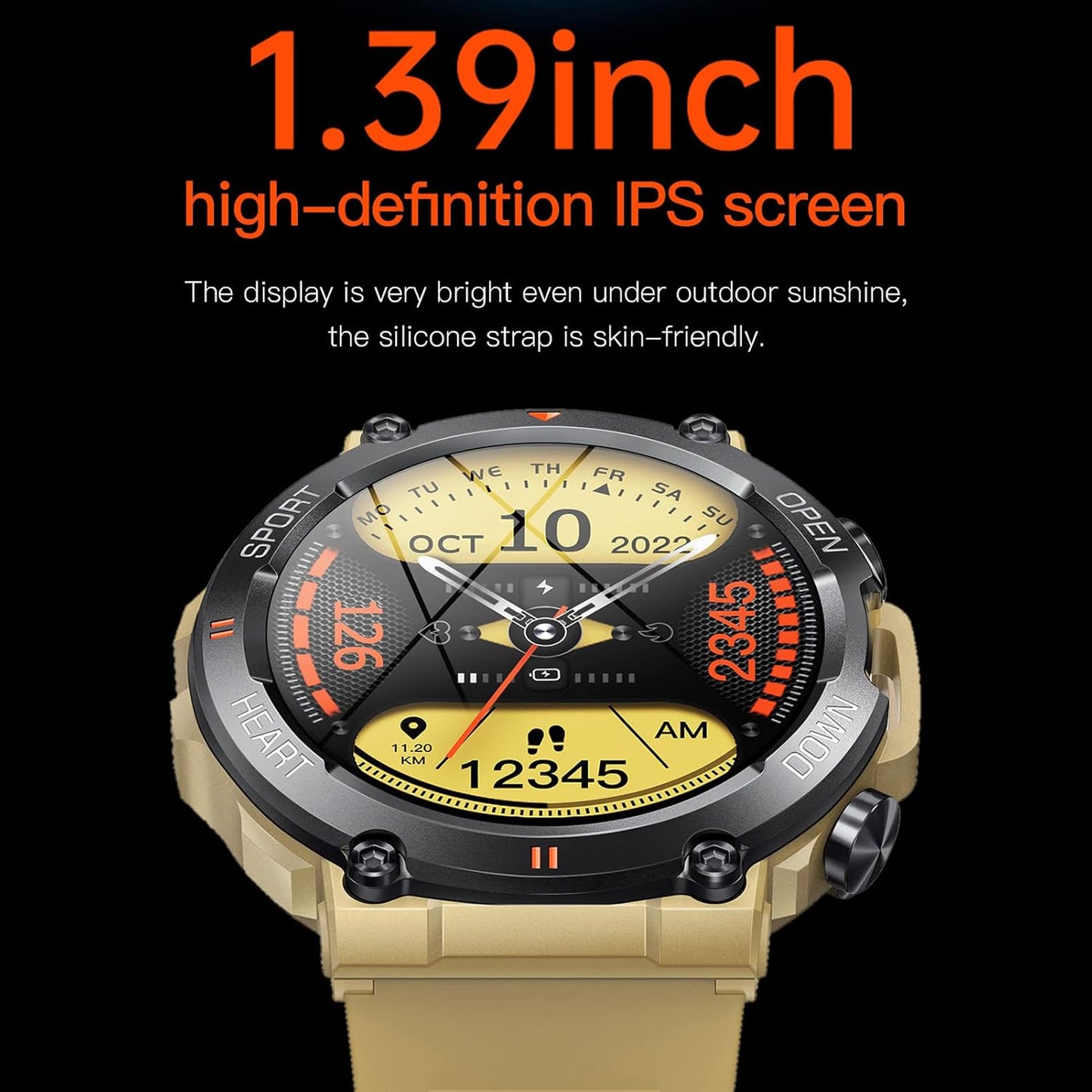 TOXIYA Senbono Smart Watch & Fitness Tracker