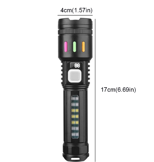 Lightweight Rechargeable USB Flashlight