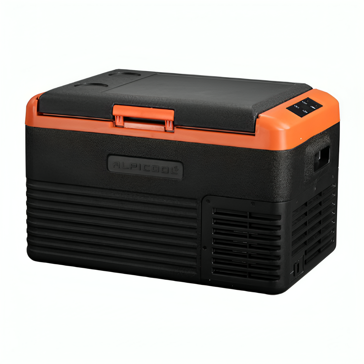 Alpicool Portable Car Freezer, 12 Volt Refrigerator,30L/ 40L/50L Fast Cooling 12V Car Fridge, Car Cooler for RV, Truck, Camping, Outdoor -12/24V DC and 100-240V AC (Black & Orange)