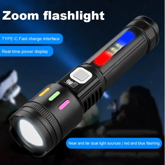 Lightweight Rechargeable USB Flashlight