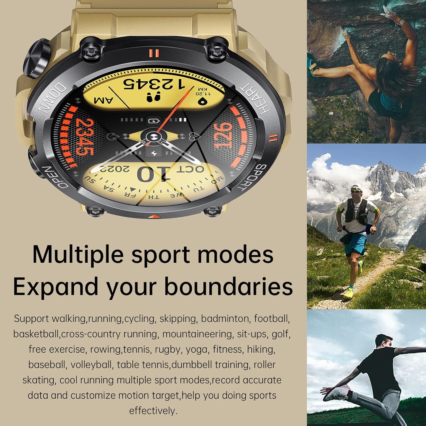 TOXIYA Senbono Smart Watch & Fitness Tracker