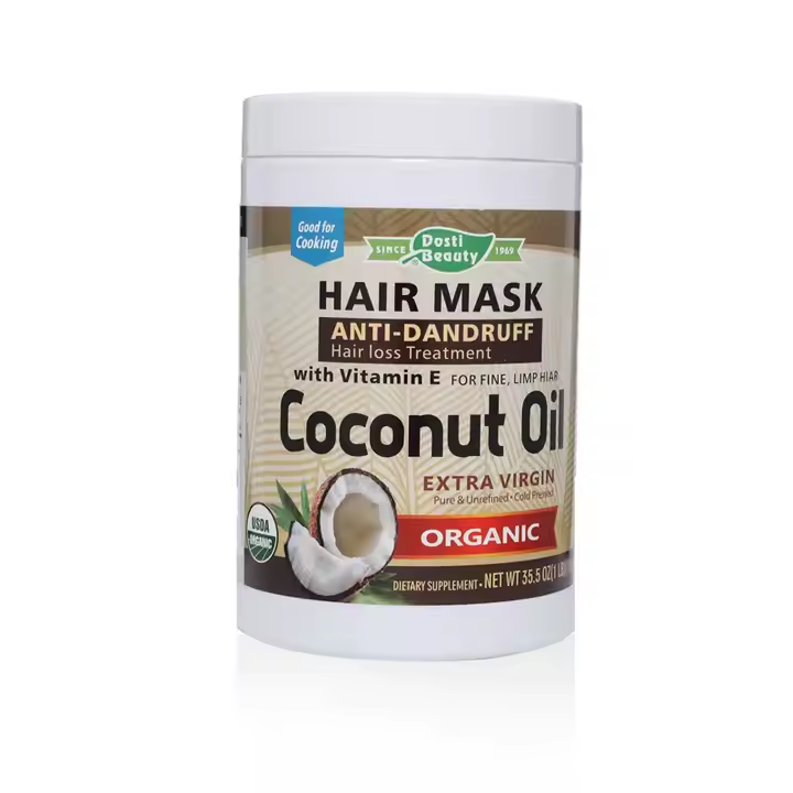 High Quality Vitamin E Anti Hair Loss Treatment Organic Hair Mask Coconut Oil Hair Mask