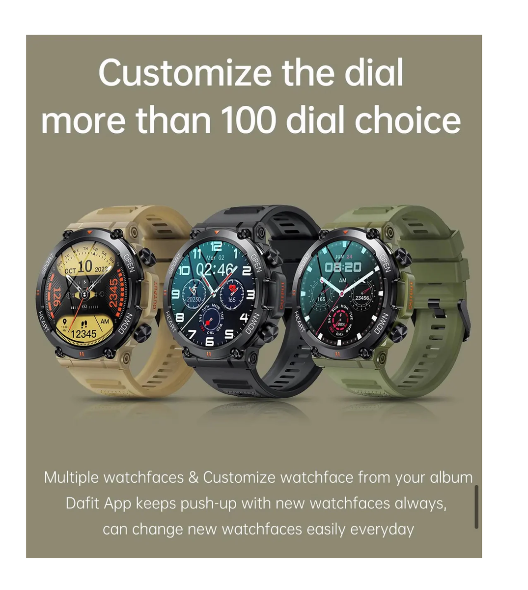 TOXIYA Senbono Smart Watch & Fitness Tracker