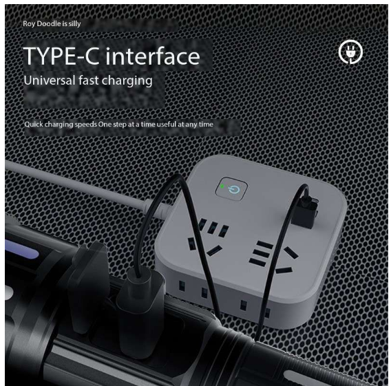 Super Bright LED Flashlight Rechargeable Zoom for Camping and Traveling