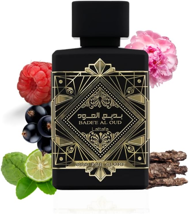 lattafa Badee Al Oud For Glory by Lattafa for Men – 3.4 oz EDP Spray
