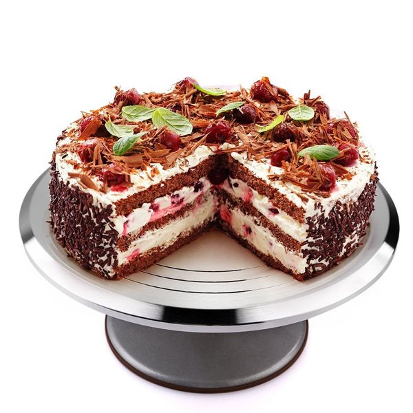 12" Aluminium Alloy Cake Rotating Turntable