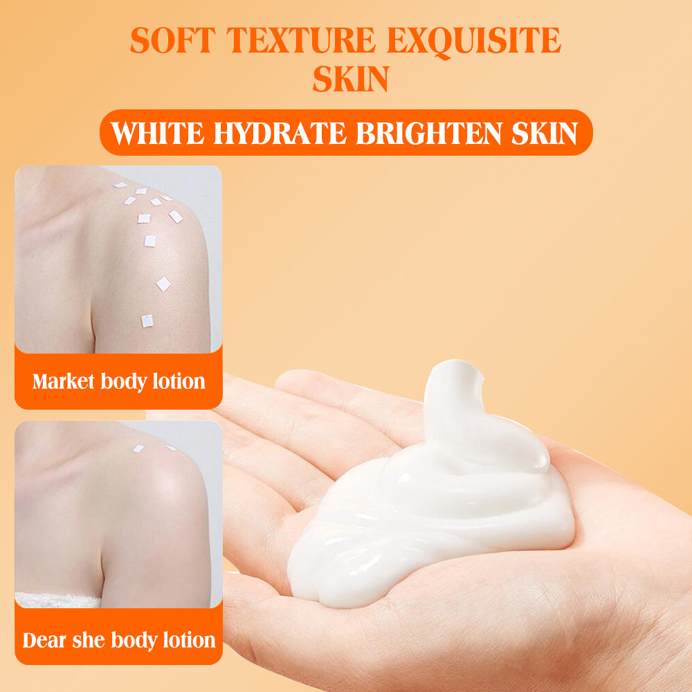 Vitamin C, moisturizing, whitening, brightening, nourishing and smoothing body lotion, 250g