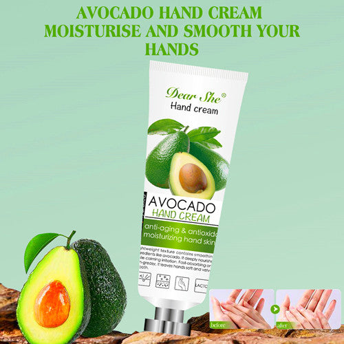 Avocado Moisturizing Hand Cream, 80g