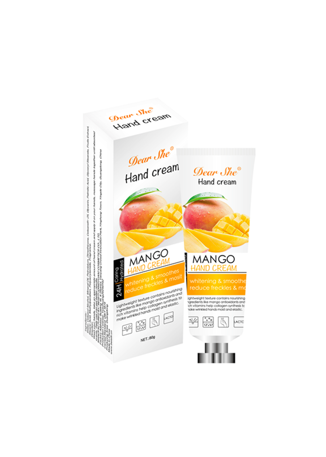 Mango Moisturizing and Whitening Hand Cream, 80g