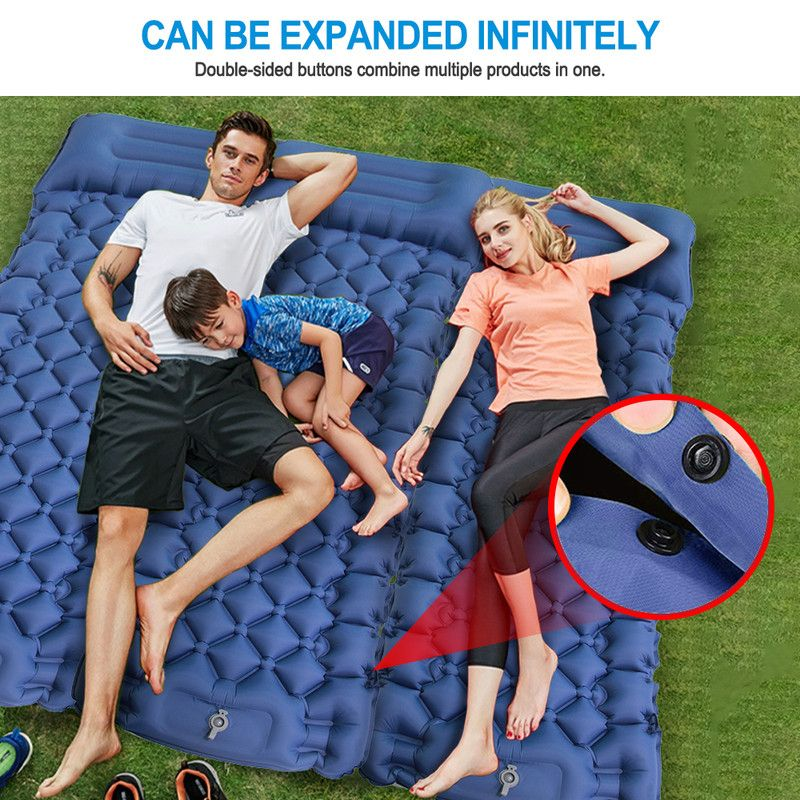 Portable Camping Mat Inflatable Camping Mat with Pillow