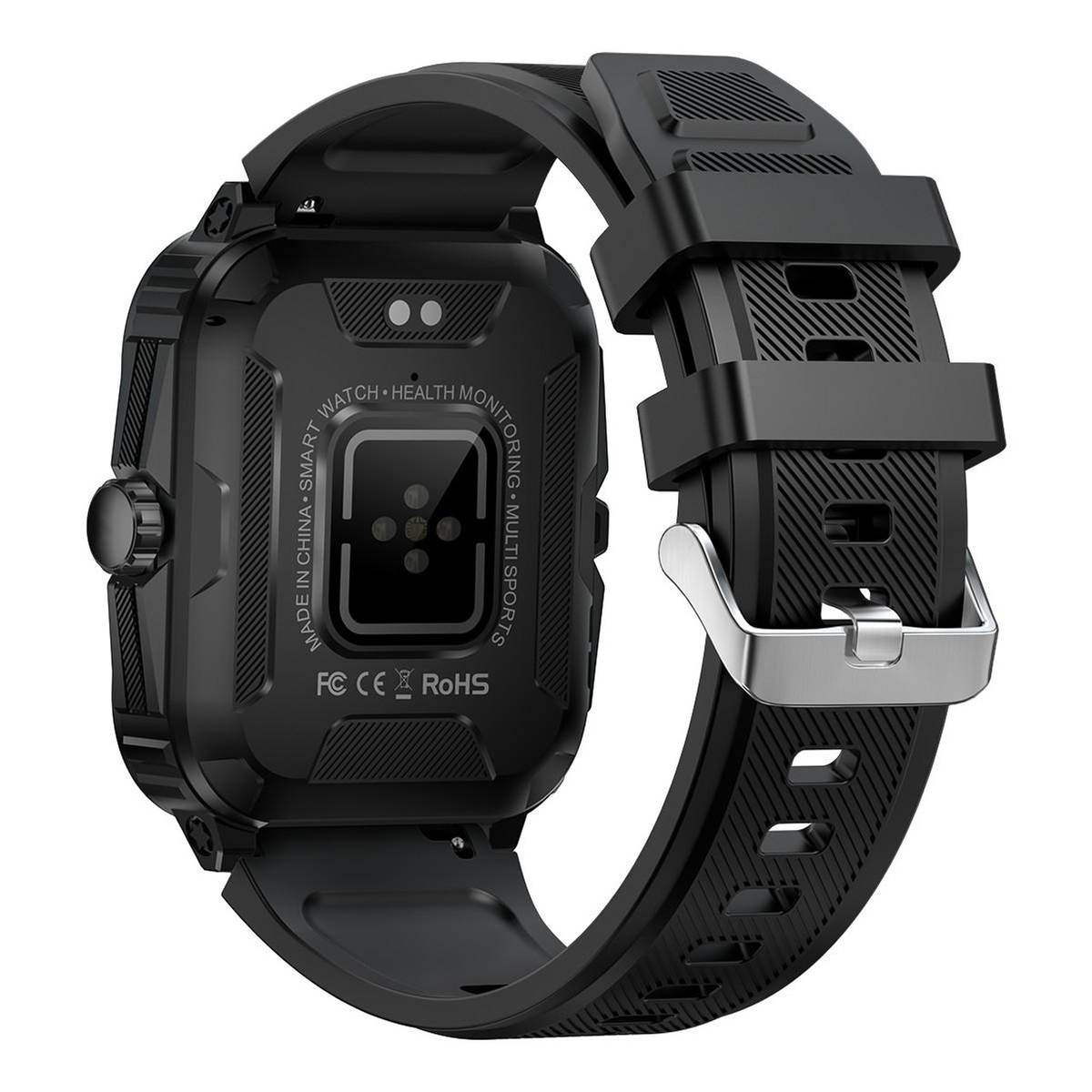 TOXIYA Waterproof Smart Watch With A Crystal-Clear HD Square Screen