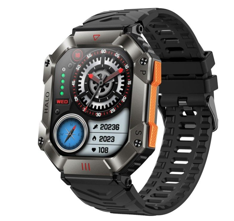 TOXIYA Waterproof Luxury Smart Watch With 107 Sports Modes