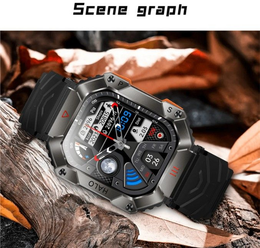 TOXIYA Waterproof Luxury Smart Watch With 107 Sports Modes
