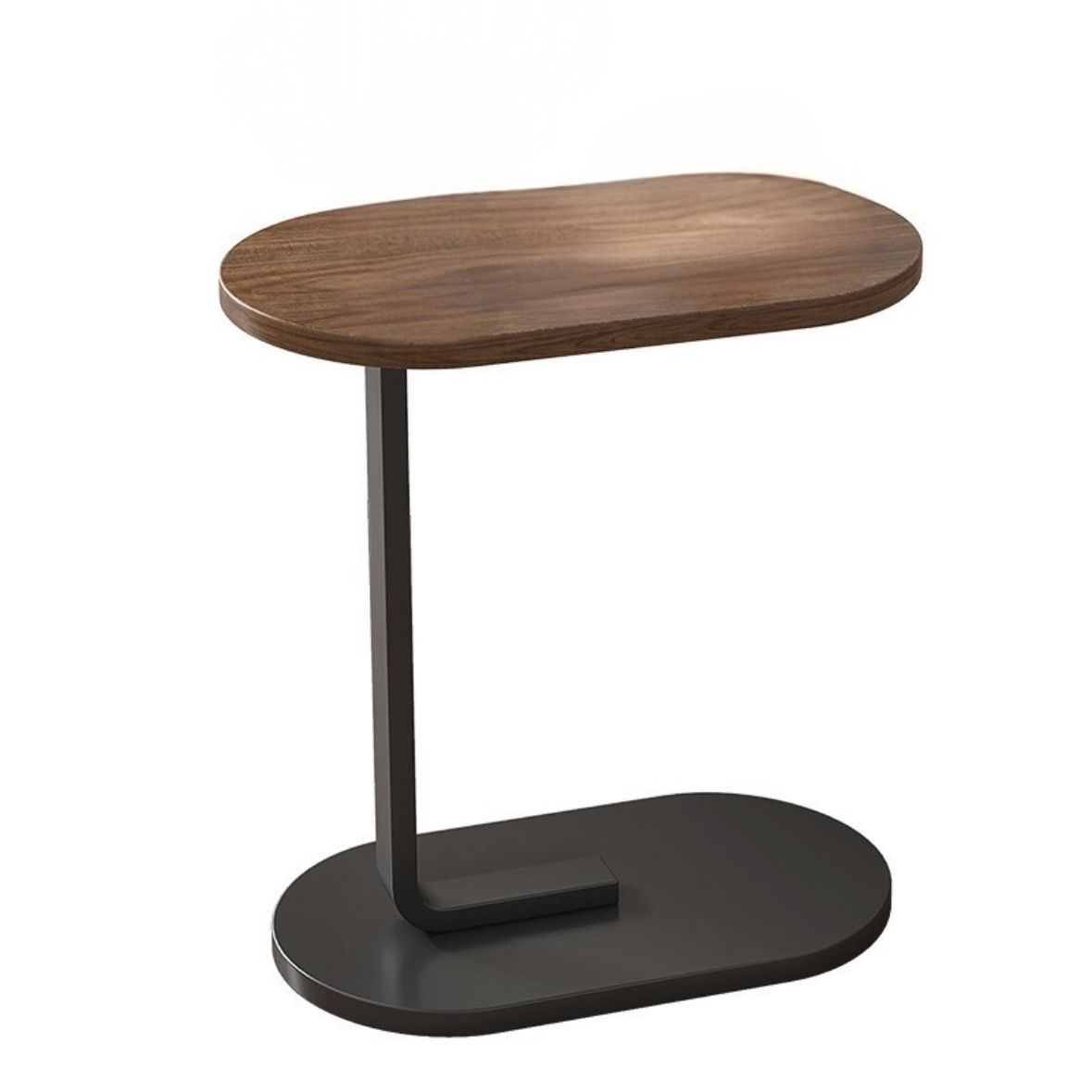 TOXIYA C-Shaped Movable End Table Bedside Table Asthetic Coffee Table -45CM