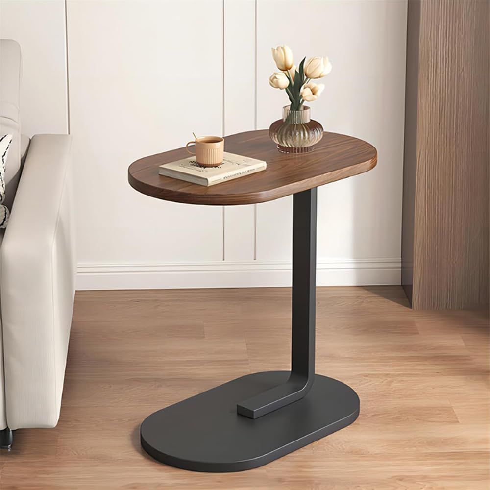 TOXIYA C-Shaped Movable End Table Bedside Table Asthetic Coffee Table -45CM