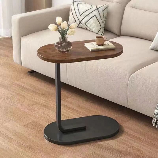 TOXIYA C-Shaped Movable End Table Bedside Table Asthetic Coffee Table -45CM