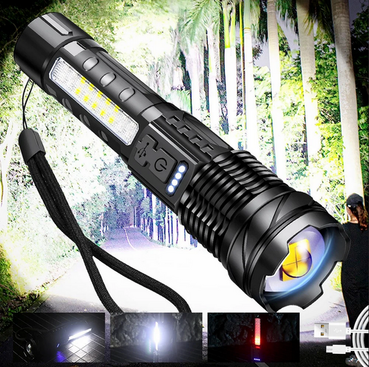 Rechargeable Torch - 20000 Lumen High Power Gift for Men