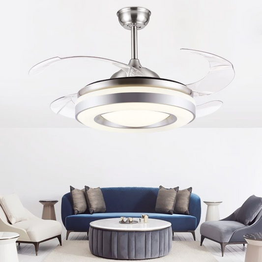 Remote Control Auto Folding Modern Ceiling Fan With Remote Control