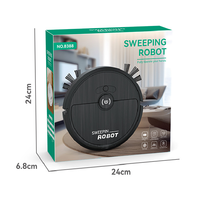 Sweeping Robot Vacuum Cleaner Rechargeable Wireless 1200pa For Home