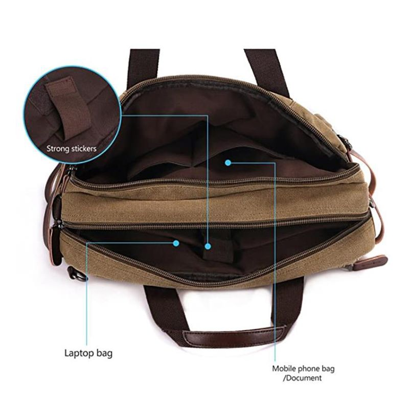Durable Tablet Sleeve Shoulder Bag Laptop Briefcase color options available - Various colors available