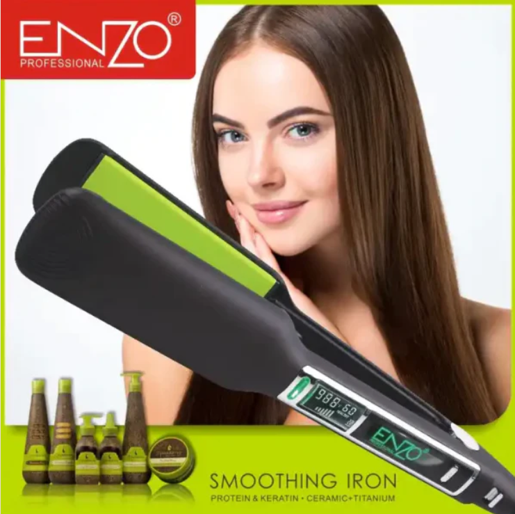 Enzo Hair Straightener with LED display & Intelligent Temp control