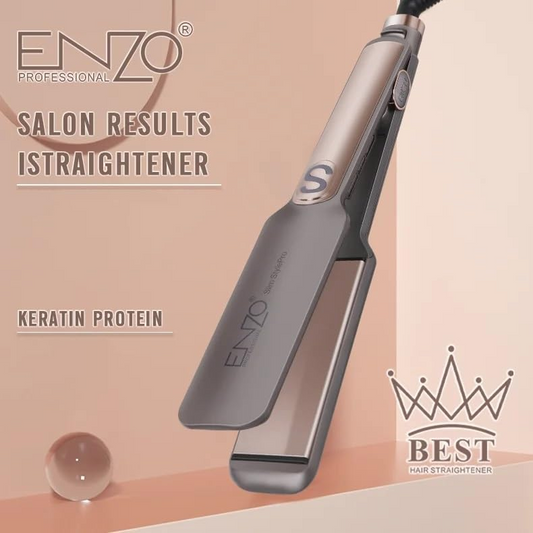 ENZO Wide plate slim Style PRO keratin hair straightener