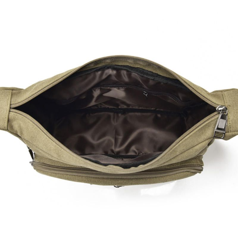 High Capacity Retro Canvas Shoulder Bag Crossbody Handbag for Men - 31cm - Various colors available