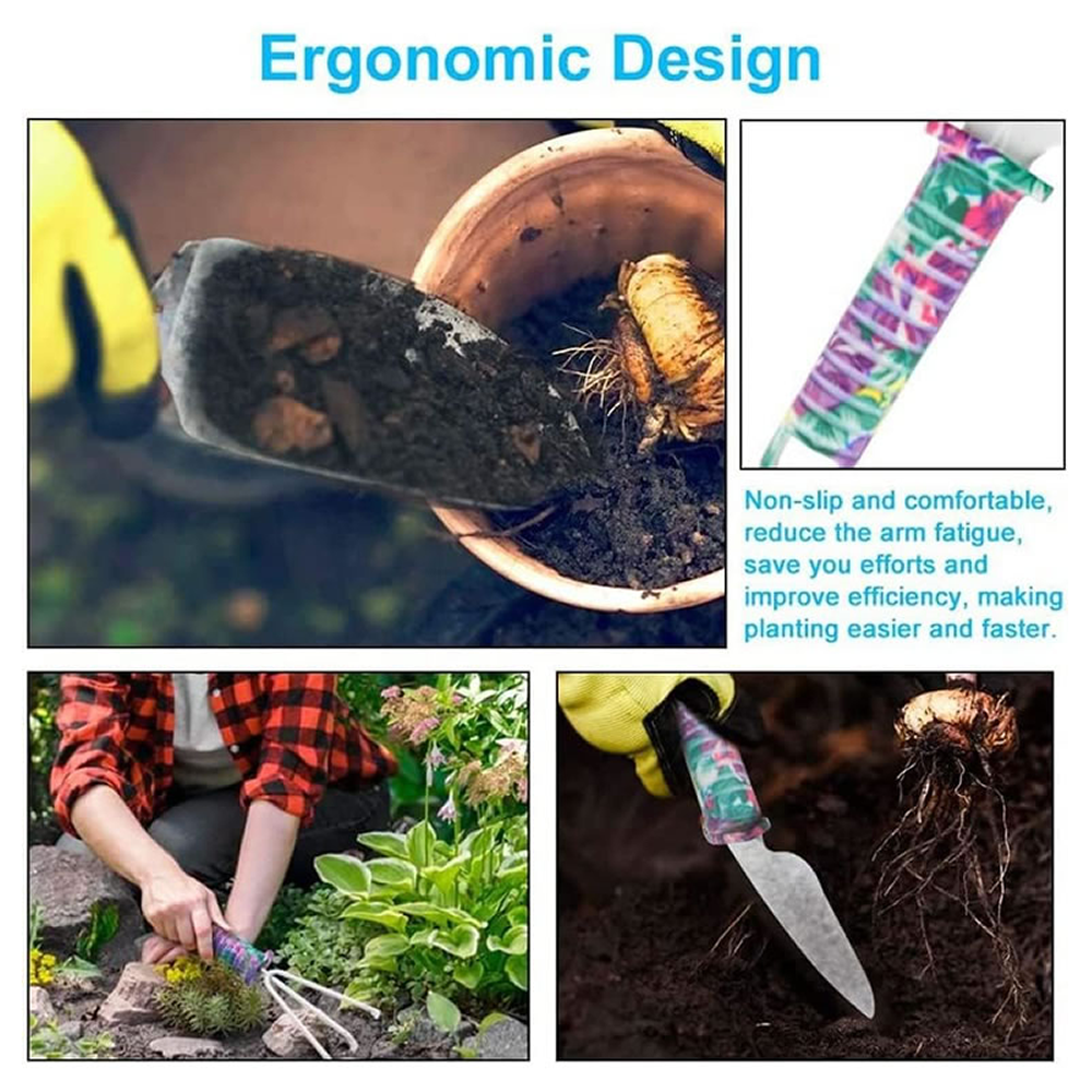 5 Piece Stainless Steel Heavy Duty Floral Gardening Tool