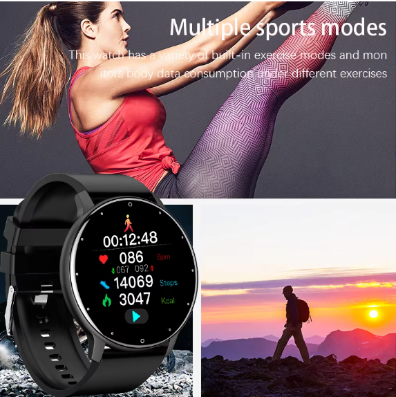 TOXIYA Smart Watch for Men Magnetic Stainless Steel Band