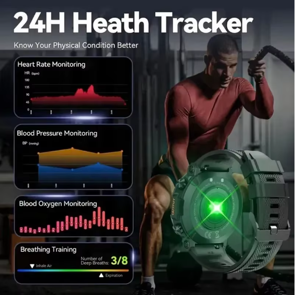 TOXIYA Senbono Smart Watch & Fitness Tracker