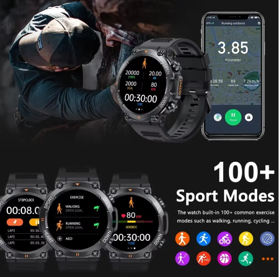 TOXIYA Senbono Smart Watch & Fitness Tracker