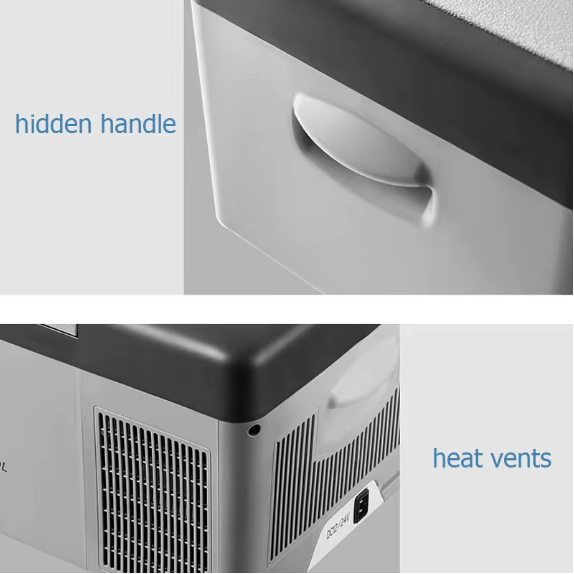 Alpicool 50L AND 36L Dual Temperature Control 12 Volt Refrigerator Fast Cooling 12V Car Fridge Freezer -4℉~68℉, Car Cooler, 12/24V DC and 100-240V AC for Outdoor, Camping, RV,Truck